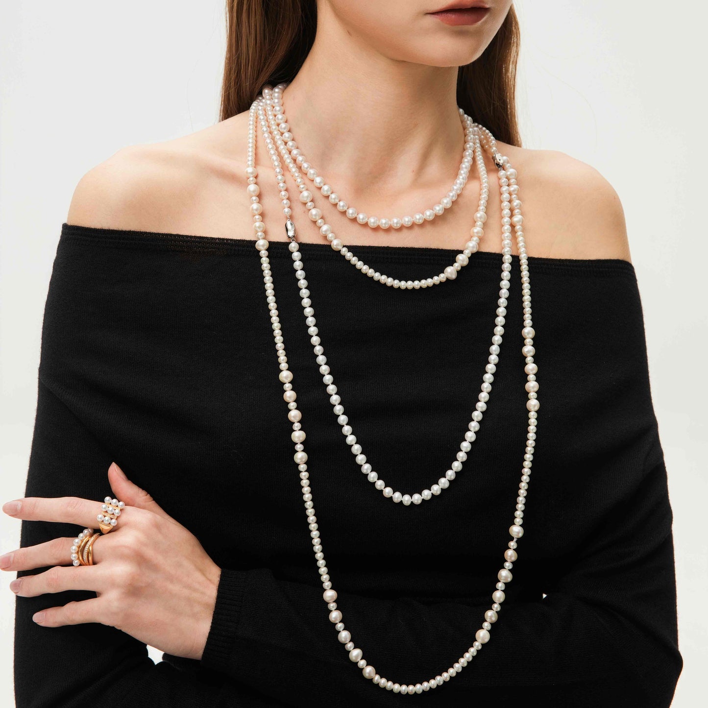 Summer 1.6m Length B Hand-threaded Necklace