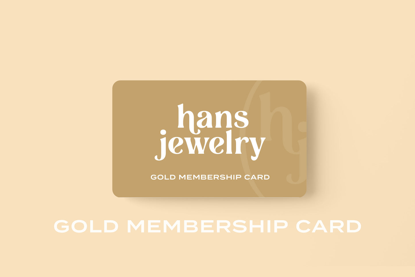 Gold Membership Card
