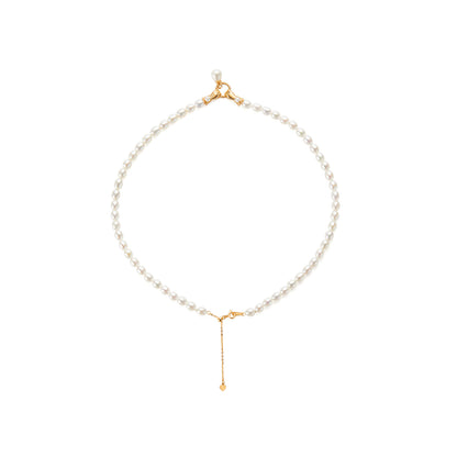 Holding Hands Gold Plated Sterling Silver with Gemstone Necklace