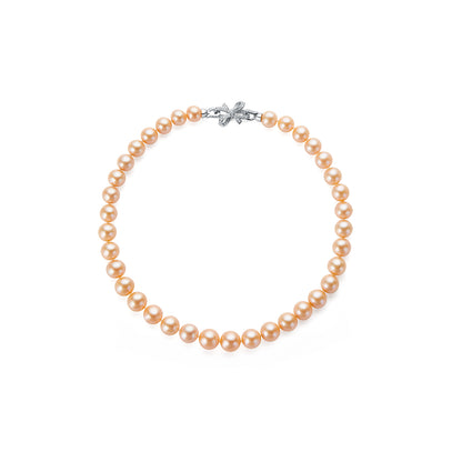 Midday Sterling Silver with Gemstone Clasp Necklace