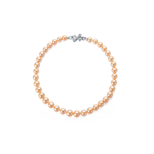 Midday Sterling Silver with Gemstone Clasp Necklace