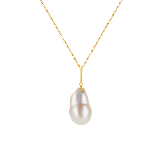 Simplicity Gold Plated Sterling Silver with Gemstone Pendent (B)