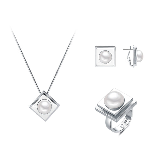 Moon Palace Sterling Silver Set