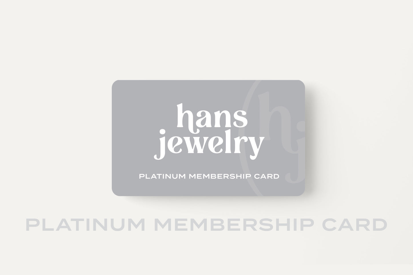 Platinum Membership Card